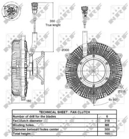 WILMINK GROUP wg1720854 -  Сцепление, вентилятор радиатора